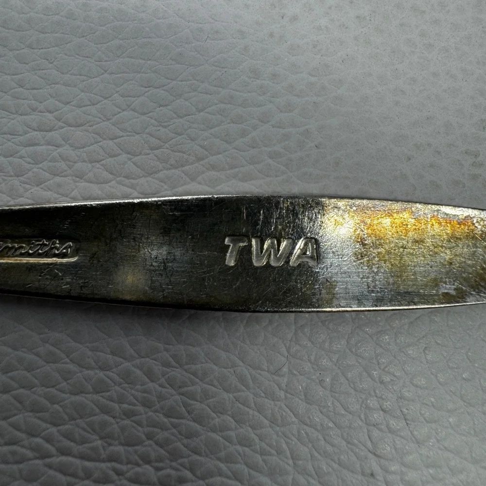 TWA Airline Flatware Lot 11 Oneida Intl Silver Co Forks Spoons Knives Vintage